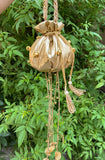 Ghungroo matka potli bags