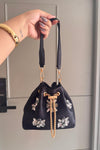 SATIN BUCKET BAGS