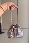 SATIN BUCKET BAGS