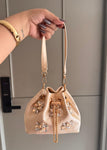 SATIN BUCKET BAGS