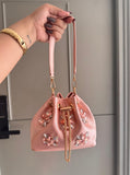 SATIN BUCKET BAGS