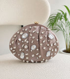 RHINESTONE POTLI BAG