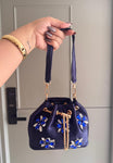 SATIN BUCKET BAGS