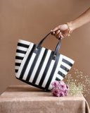 STRIPED STRAP BAG